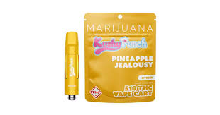 Photograph of product: KUSHY PUNCH CARTRIDGE 1G HYBRID PINEAPPLE JEALOUSY