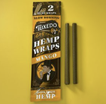 Photograph of product: Tuxedo | Mango | Hemp Wraps | 2pk