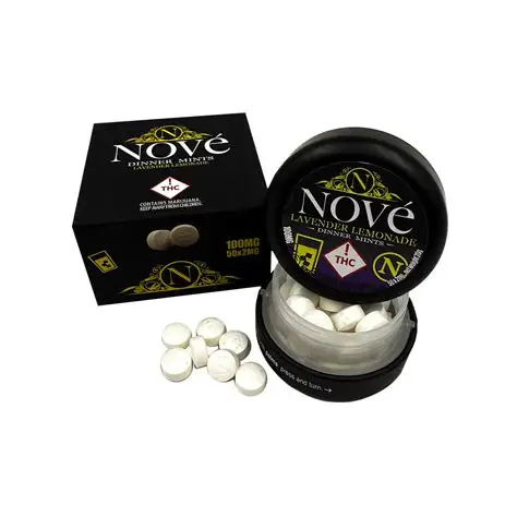 Photograph of product: Lavender Lemonade Mints 100mg