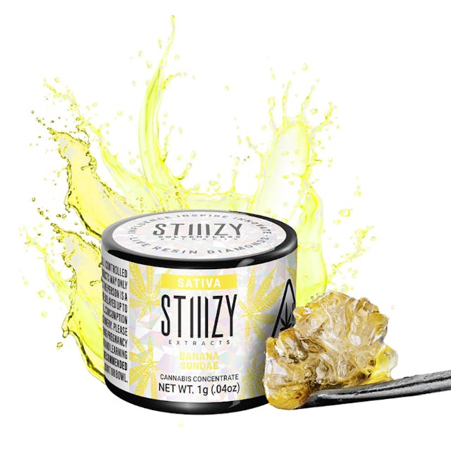 Photograph of product: Live Resin Diamonds | 1g - Banana Sundae -