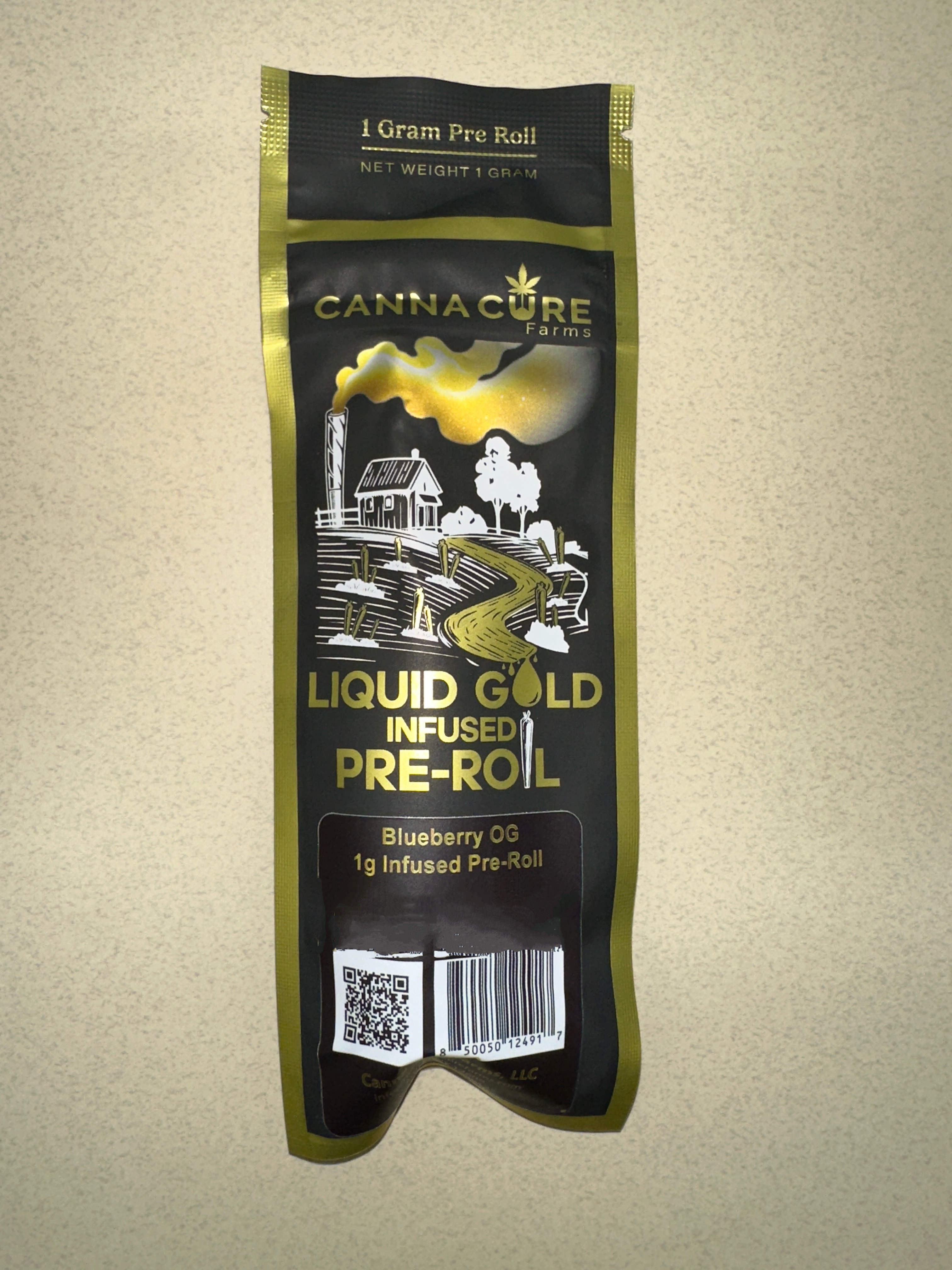 Photograph of product: Infused Pre-Roll - Blueberry OG