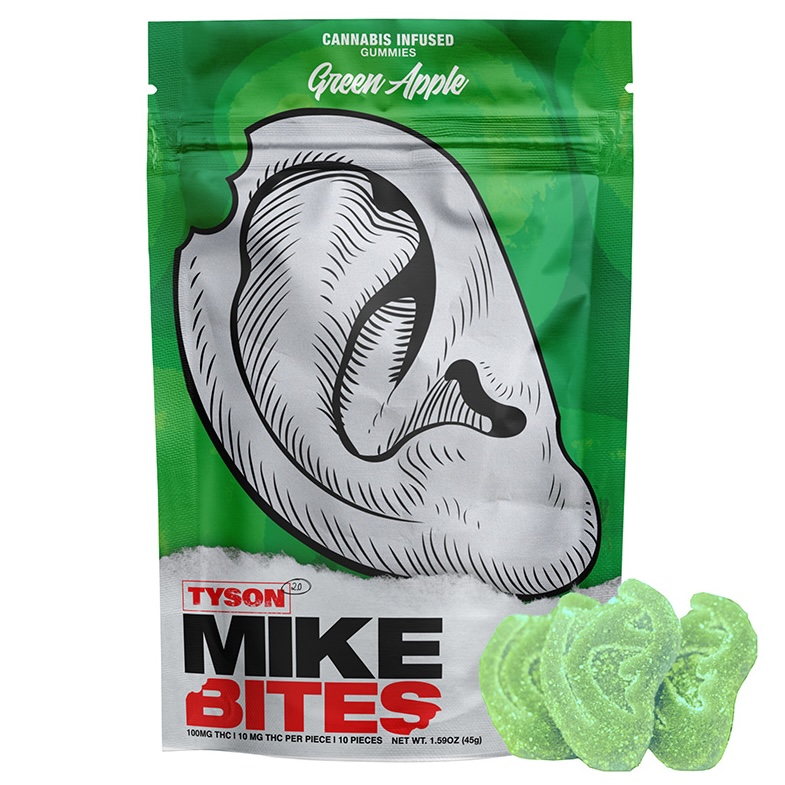 Photograph of product: Green Apple Mike Bites, 10-Pack