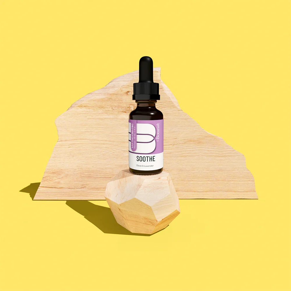 Photograph of product: The Botanist Tincture 1:1:1 (TH-oui:CBD:CBC) | 200mg | "Soothe"