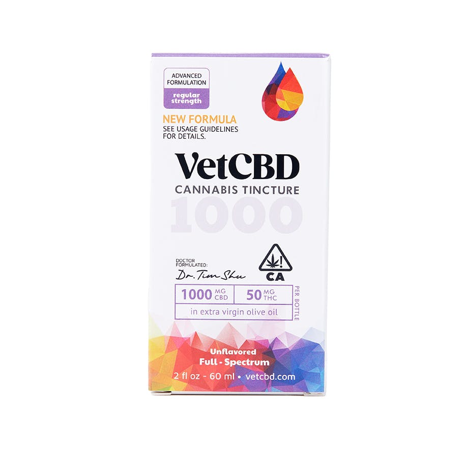 Photograph of product: VET CBD - REGULAR STRENGTH TINCTURE CBD 1000MG/TH-oui 50MG 2OZ