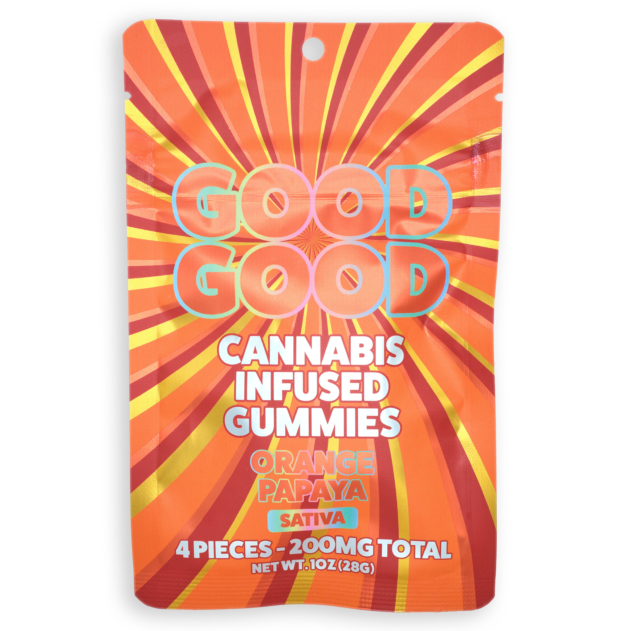 Photograph of product: Orange Papaya | 200MG Gummies