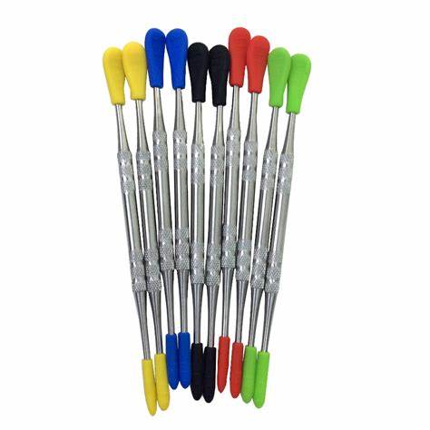 Photograph of product: Metal Dabber Tool w/ Silicone Tip Assorted Colors
