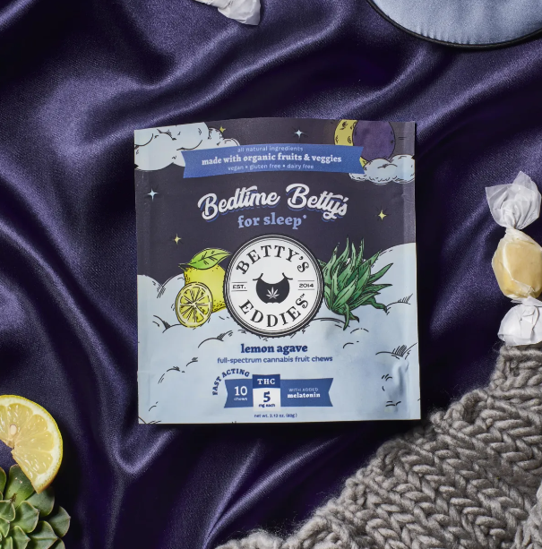 Photograph of product: Lemon Agave Bedtime Fruit Chews | 50mg - Betty's Eddies