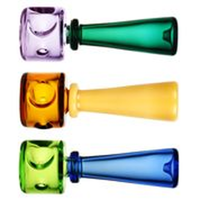 Photograph of product: Glass Stacked Geometric 4.25" Pipe