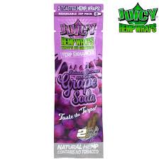 Photograph of product: Juicy | Grape Soda | Terp Infused Hemp Wraps