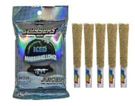 Photograph of product: Sluggers | Iced Marshmellowz Infused Pre-rolls 5 pack | 3.5g