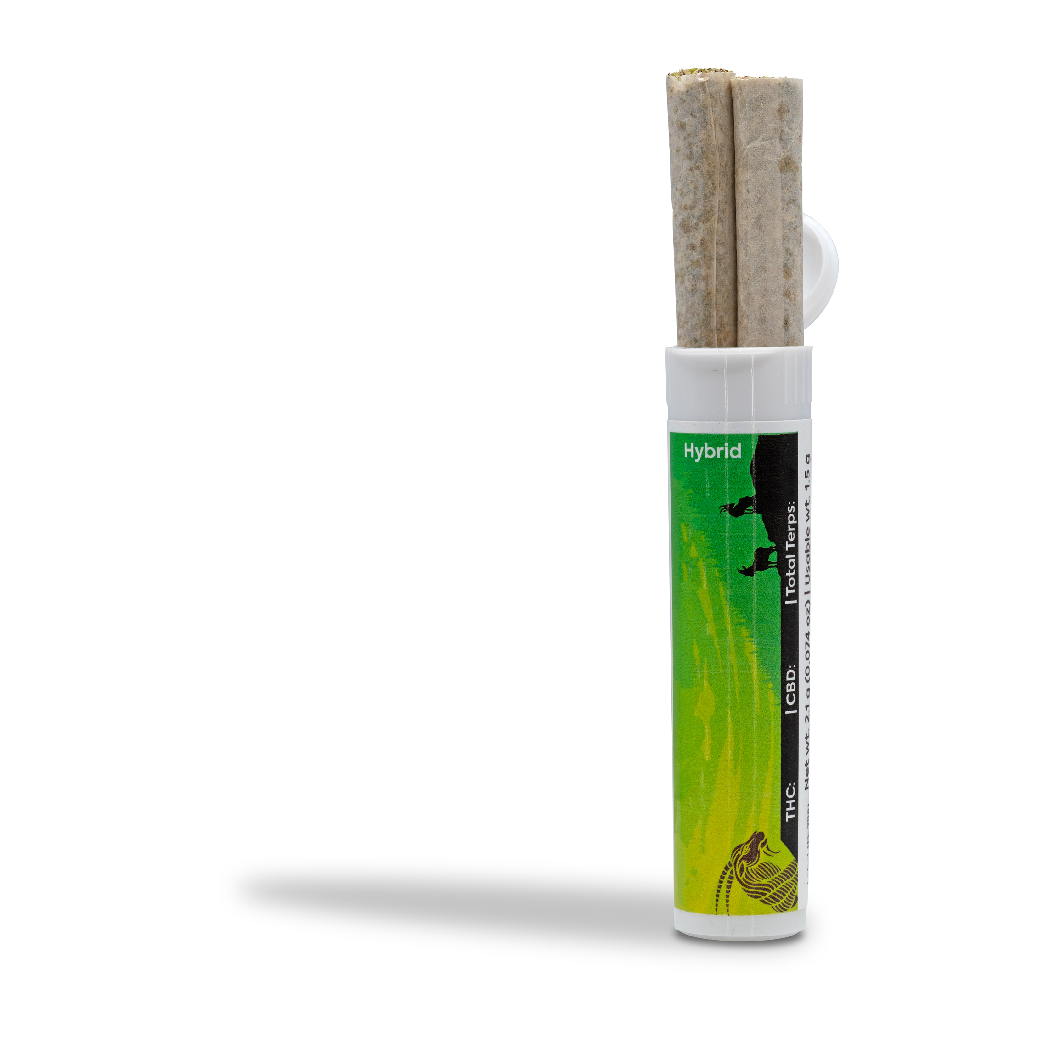 Photograph of product: Kaprikorn - Lizard Burger Pre-Rolls 2pk