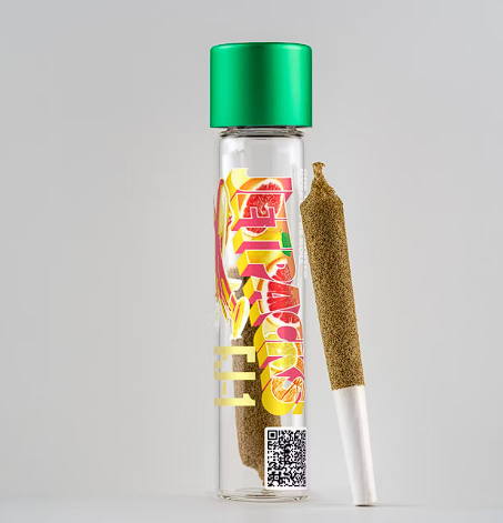 Photograph of product: JetPacks - FJ-Mini: Strawberry Sour Diesel Infused Pre-Roll - .6g