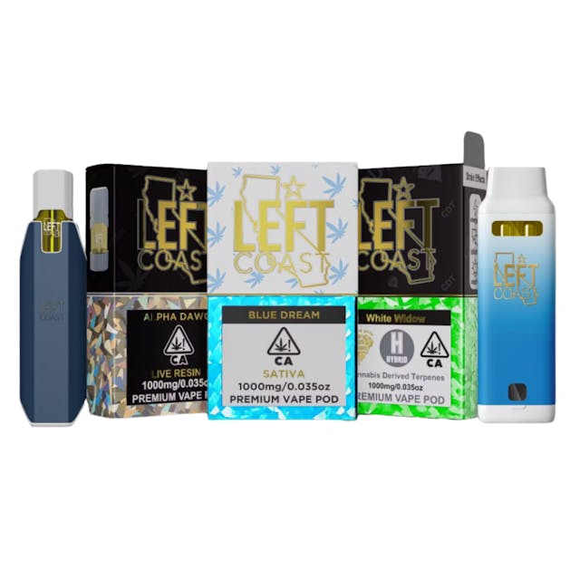 Photograph of product: Left Coast- Premium Vape Mod- Purple Haze-1g - 