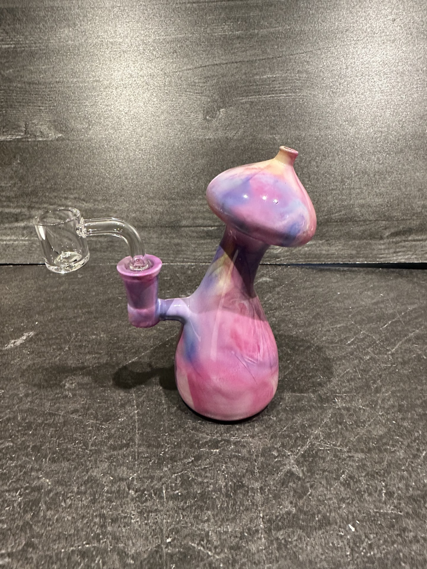 Photograph of product: 6" SirEEL MirageStone Mushroom Rig
