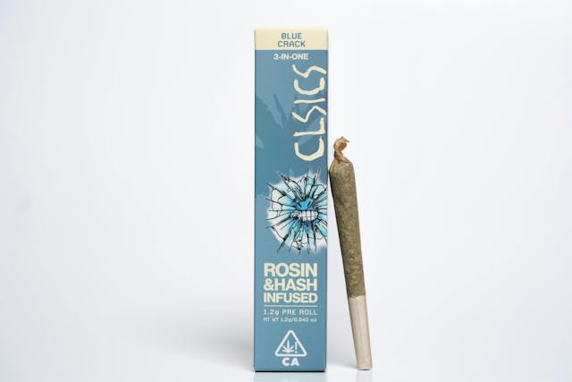 Photograph of product: Blue Crack | Trifecta | 1.2g au chocolat Rosin Pre-Roll - 