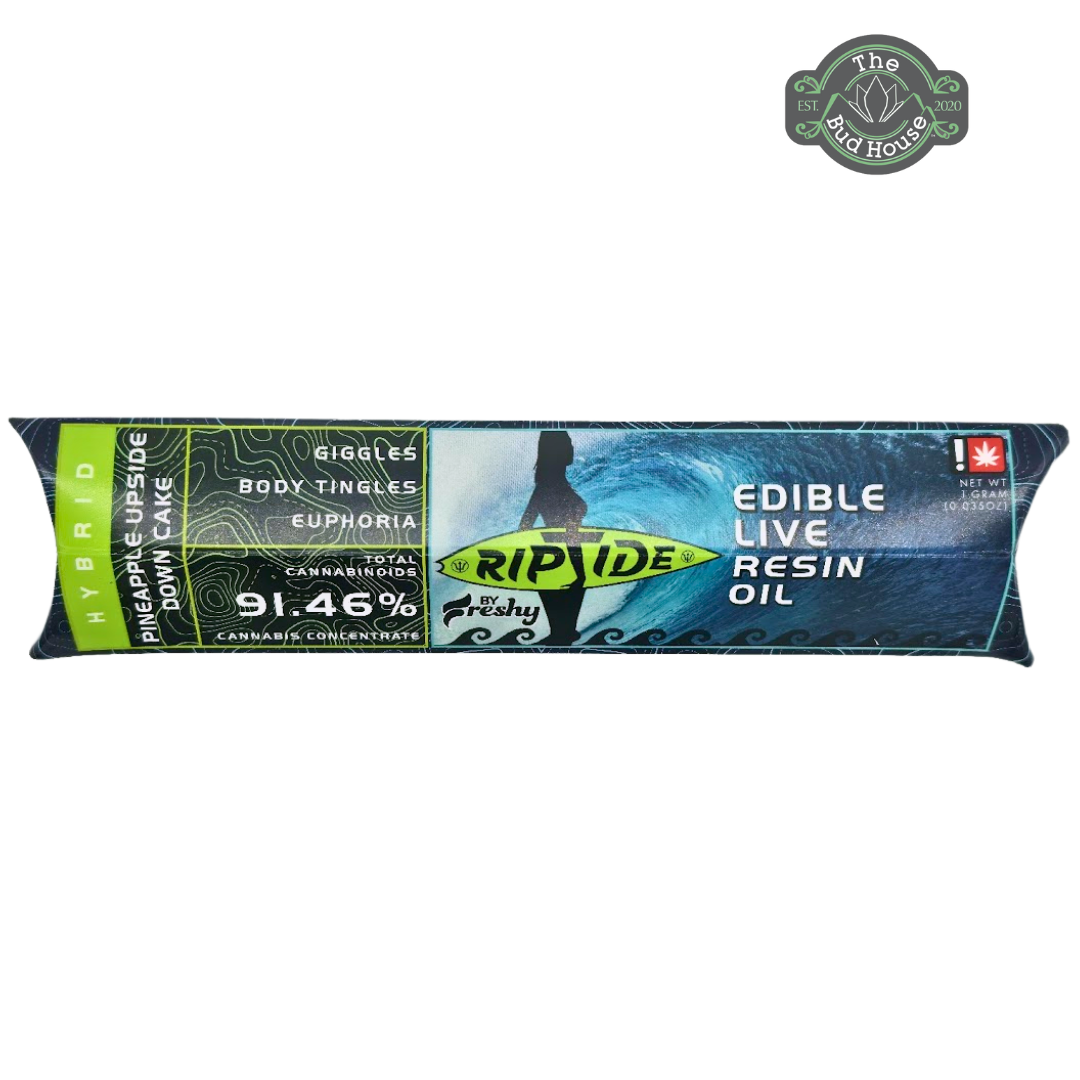 Photograph of product: Riptide PINEAPPLE UPSIDE DOWN CAKE 1g Edible Live Resin Oil