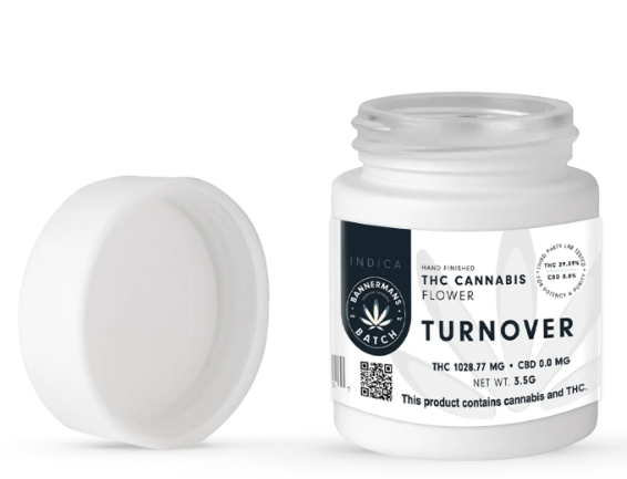 Photograph of product: Bannerman's Batch | Turnover | Whole Flower - 3.5g