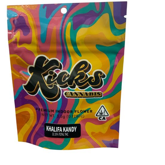 Photograph of product: Kicks - Khalifa Kandy 3.5g Flower - 