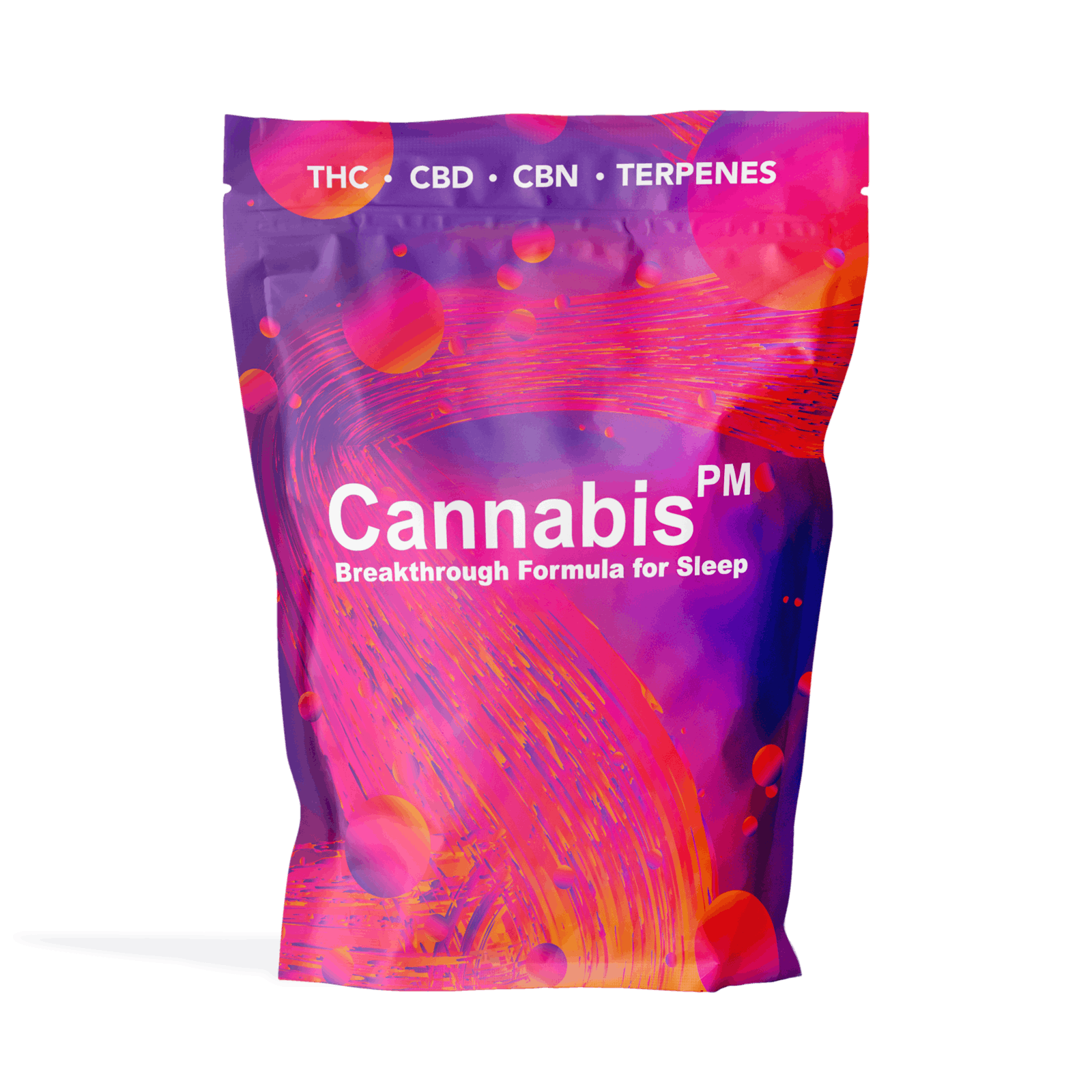 Photograph of product: AU Oui'd PM: Strawberry Kiwi 1:1:1 50mg Gummie