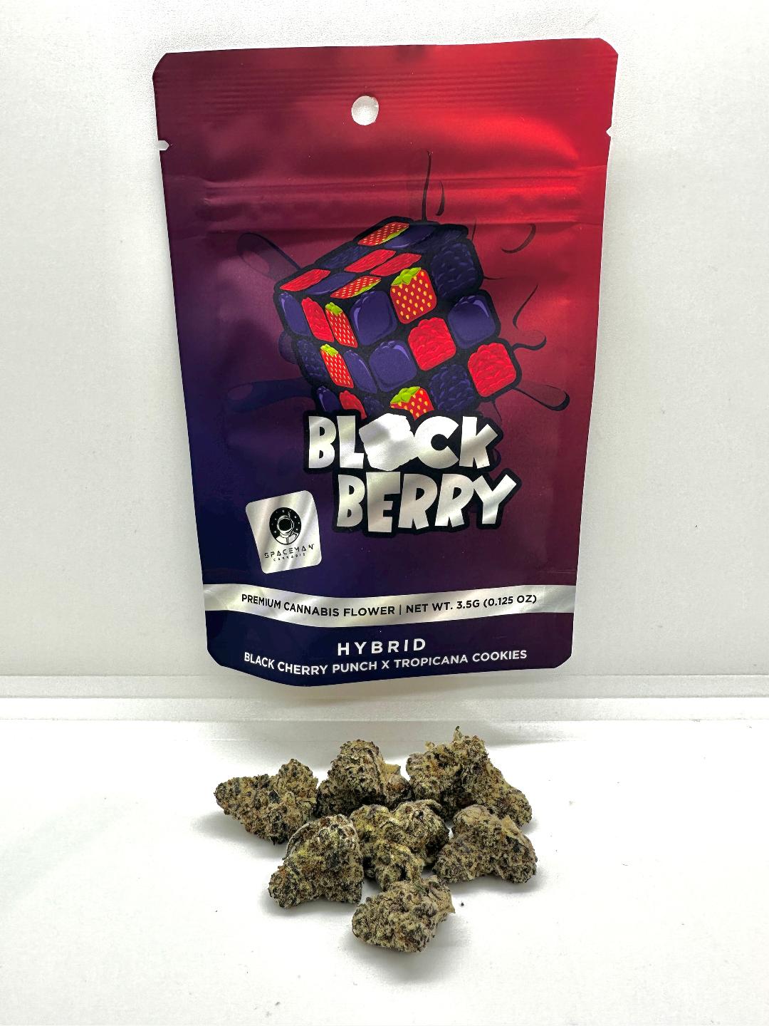 Photograph of product: Spaceman Oui'd Pre-Packaged Block Berry - 3.5g