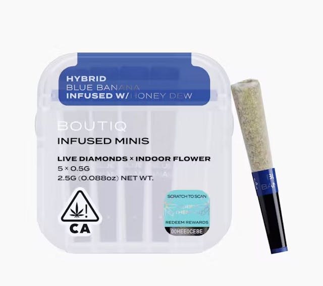 Photograph of product: Blue Banana - Honeydew Diamonds Infused 5pk - 