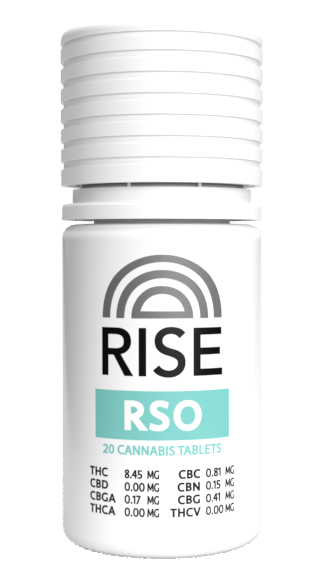 Photograph of product: RSO Tablets 20pk 200mg