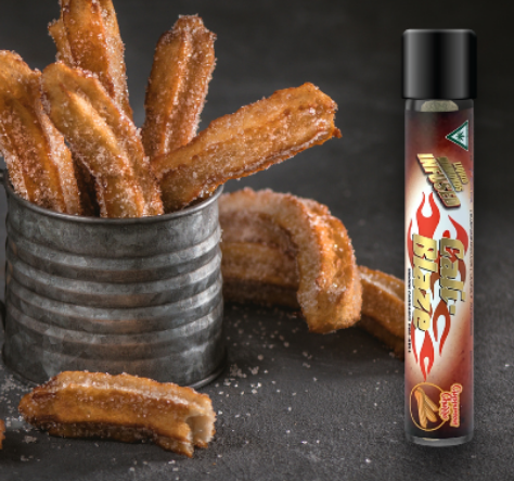 Photograph of Product: Cali-Blaze - Liquid Diamond Pre-roll 1.2g - Cinnamon Churro - Hybrid