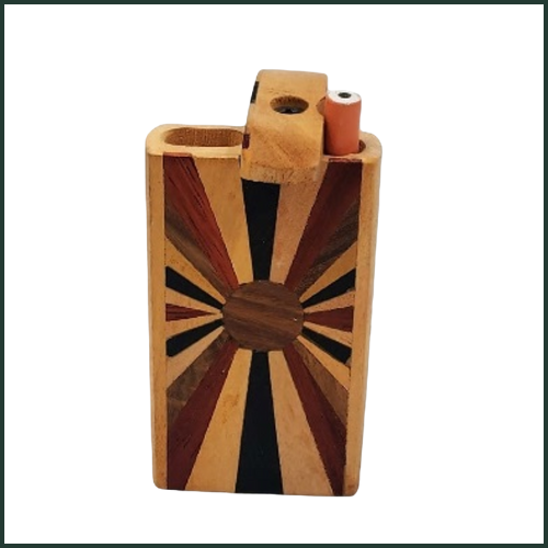 Photograph of product: 4" Wooden Rising Sun Dugout (1 Hitter Included)