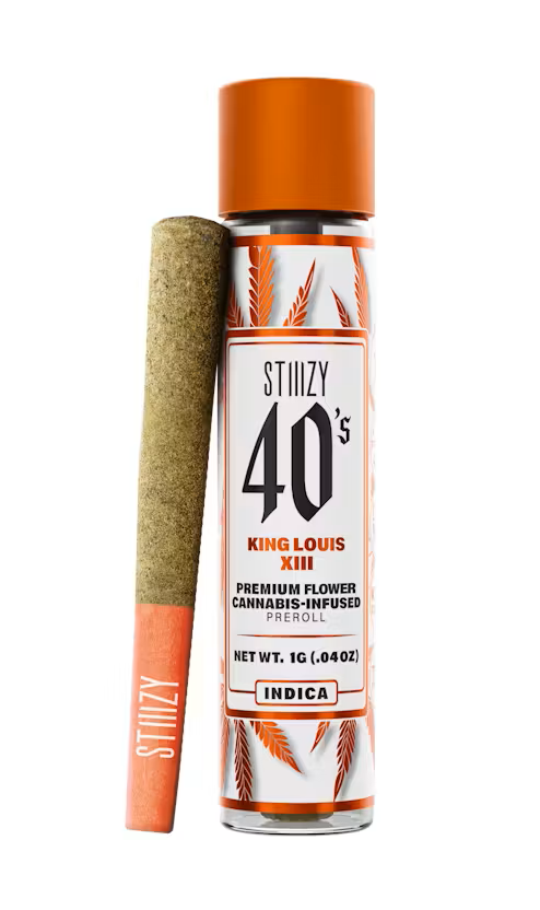 Photograph of product: Stiiizy King Louis Xlll Infused Preroll Rec
