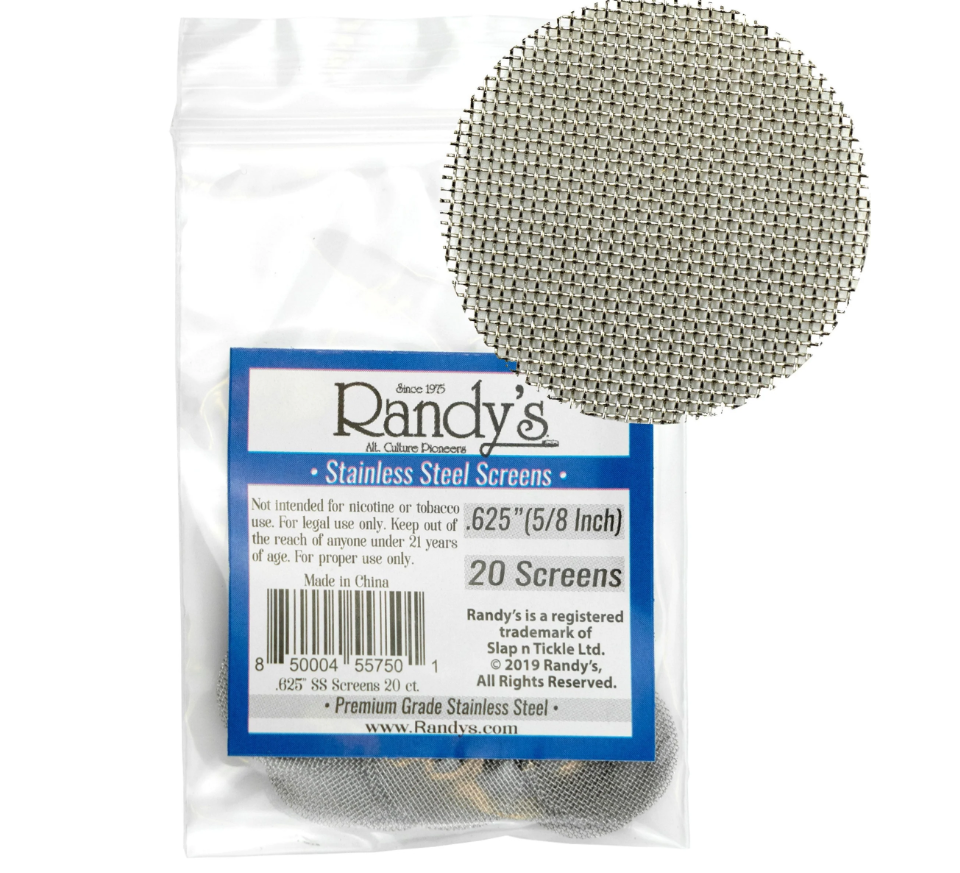 Photograph of product: Randy's - 0.625" Stainless Steel Screens (20pk)