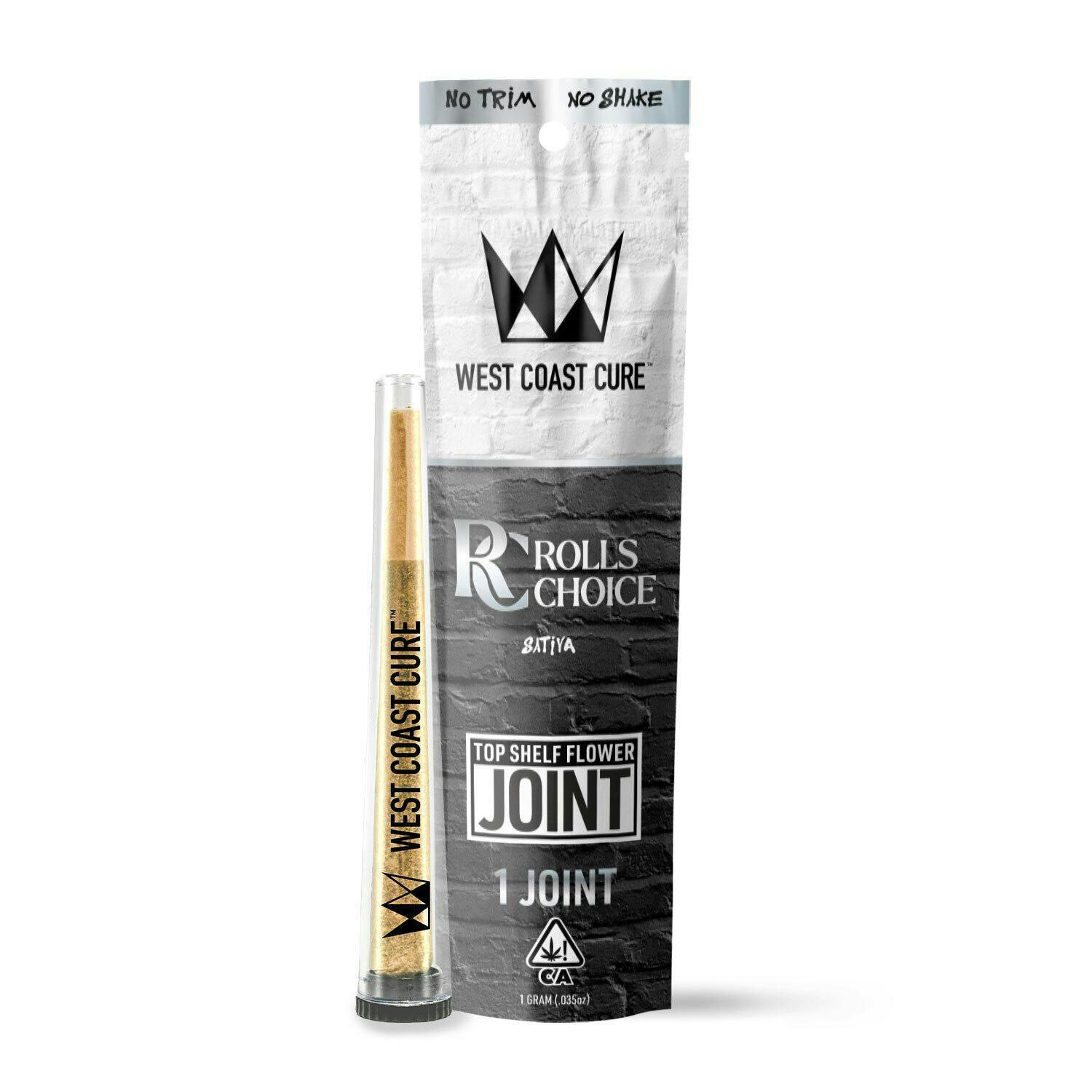 Photograph of product: WCC 1G Preroll - Rolls Choice