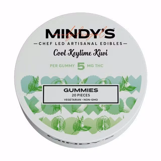 Photograph of product: Cool Keylime Kiwi Gummy 20-Pack 100mg