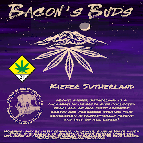 Photograph of product: Bacon Buds: Kiefer Sutherland (H) -  Kief
