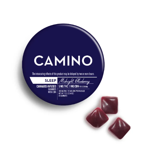 Photograph of product: Midnight Blueberry - 20pk/100mg ( 5:1 CBN:TH-oui) 5mg TH-oui each