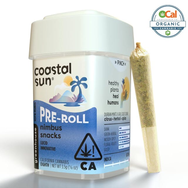 Photograph of product: Nimbus Snacks | 0.35g Pre-roll x 10pk