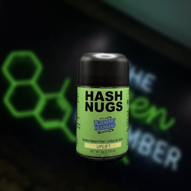 Photograph of product: Blueberry Headband - au chocolat Nugs - Infused Flower - 5g