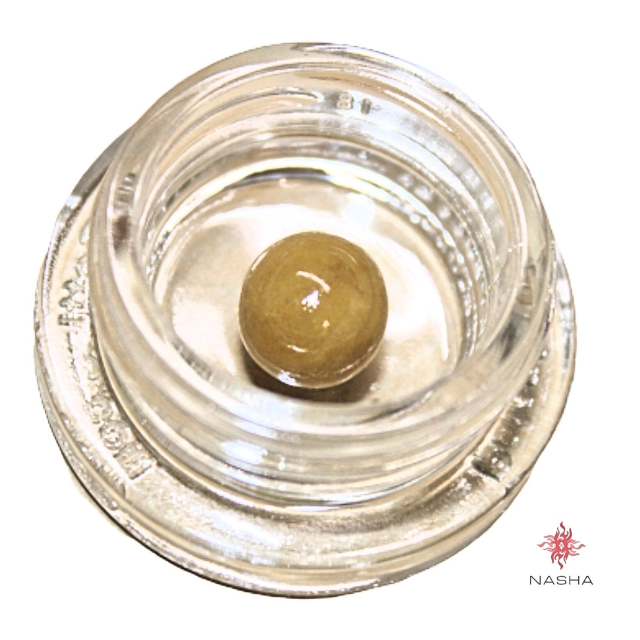 Photograph of product: CANAL STREET NZT (BLUE) PRESSED TEMPLE BALL au chocolat