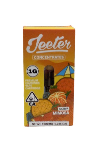 Photograph of product: Jeeter - Mimosa Liquid Diamonds Cartridge