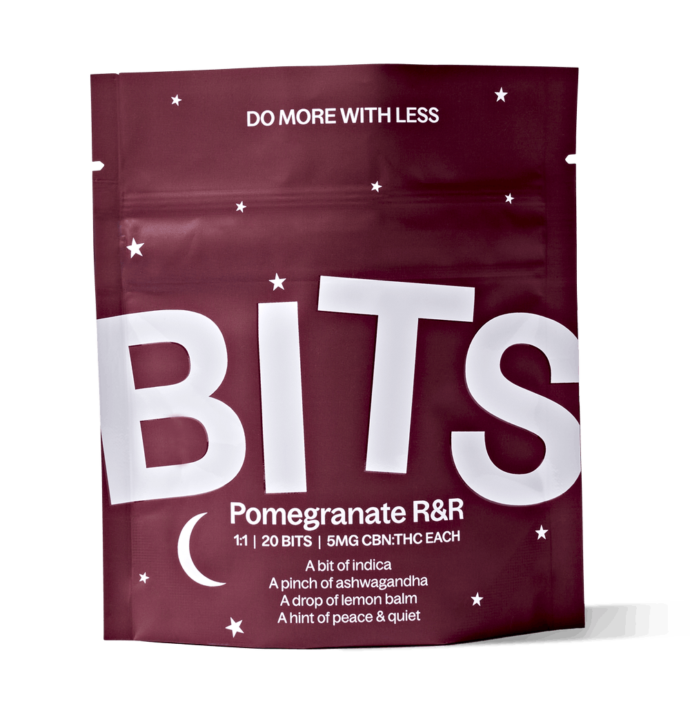 Photograph of Product: Pomegranate R&R 1:1 | Bits | 20pk100mg