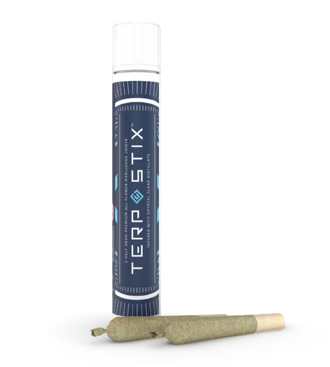 Photograph of product: White Widow 0.5g Infused Pre-Roll 2pk (1g)