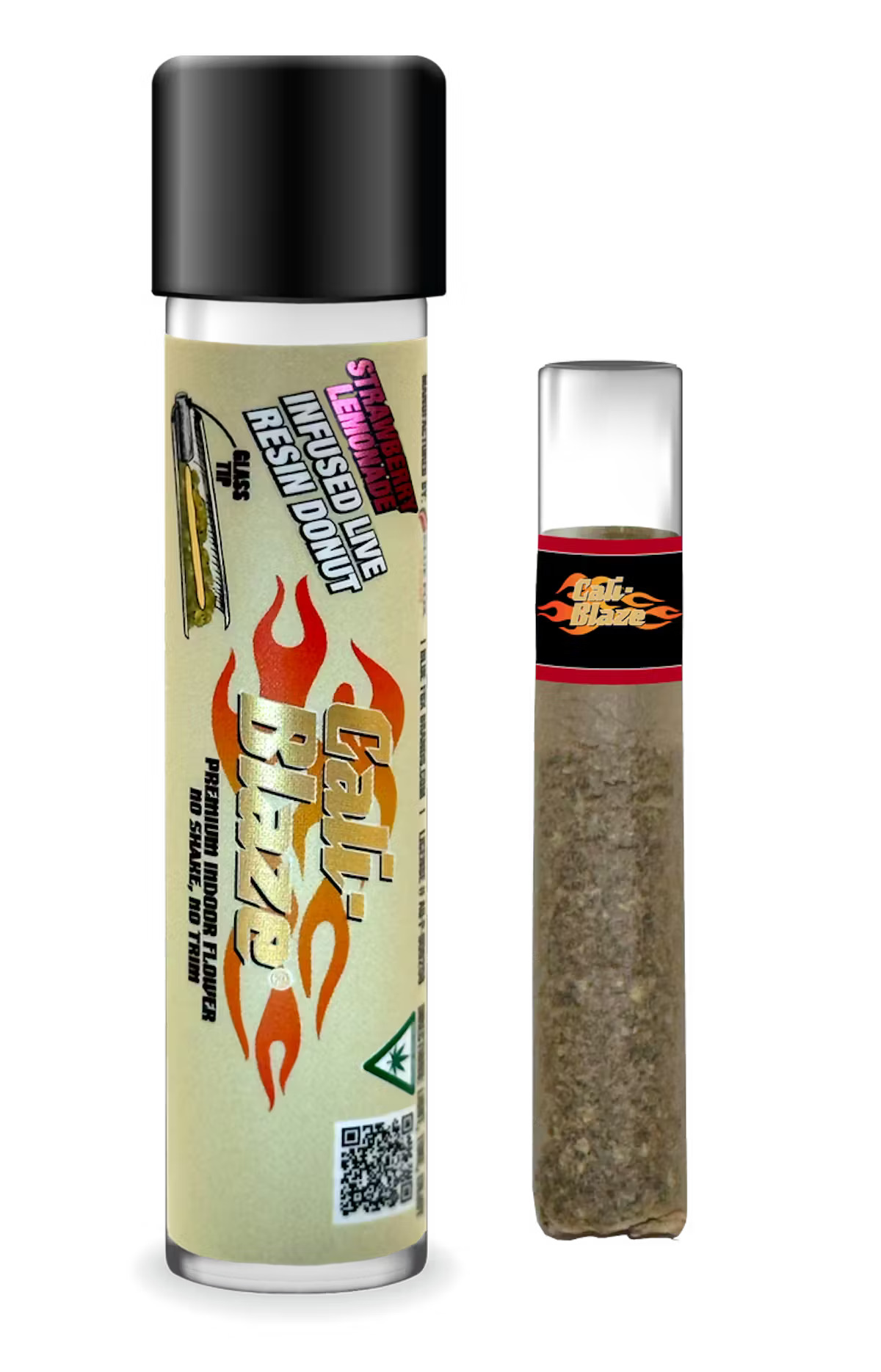 Photograph of product: Strawberry Lemonade Live Resin Donut (Infused Blunt) - Cali Blaze