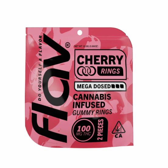 Photograph of product: Flav - Macro Ring - Cherry - 100mg - 