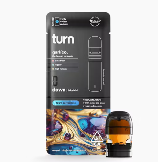 Photograph of product: GARLICO 0.5G SOLVENTLESS ROSIN POD