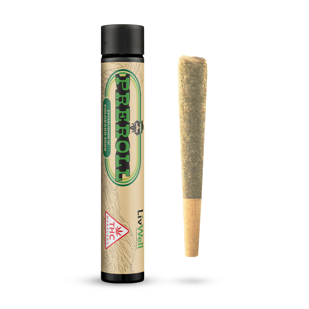 Photograph of product: Livwell Single Pre-roll Lemon Cherry Cookies