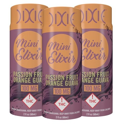 Photograph of product: Dixie Mini Elixir - Passion Fruit Orange Guava 100mg