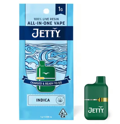 Photograph of product: Jetty: Rootbeer GMO (I) Live Resin Mini Tank - 1g Disposable - 
