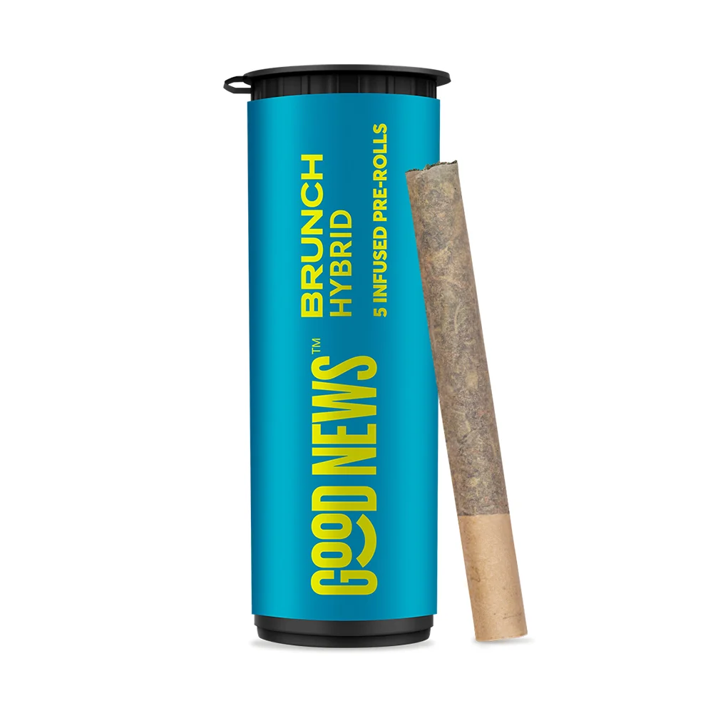 Photograph of product: GOOD NEWS Joint 2.5g Infused: Brunch 5pk