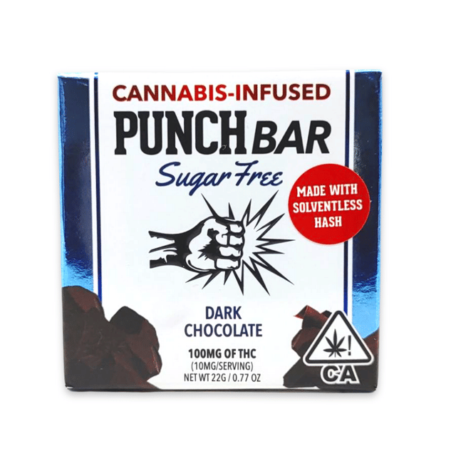 Photograph of product: 100MG Sugar Free Dark Chocolate Hash Bar - (Sugar Free) Dark Chocolate