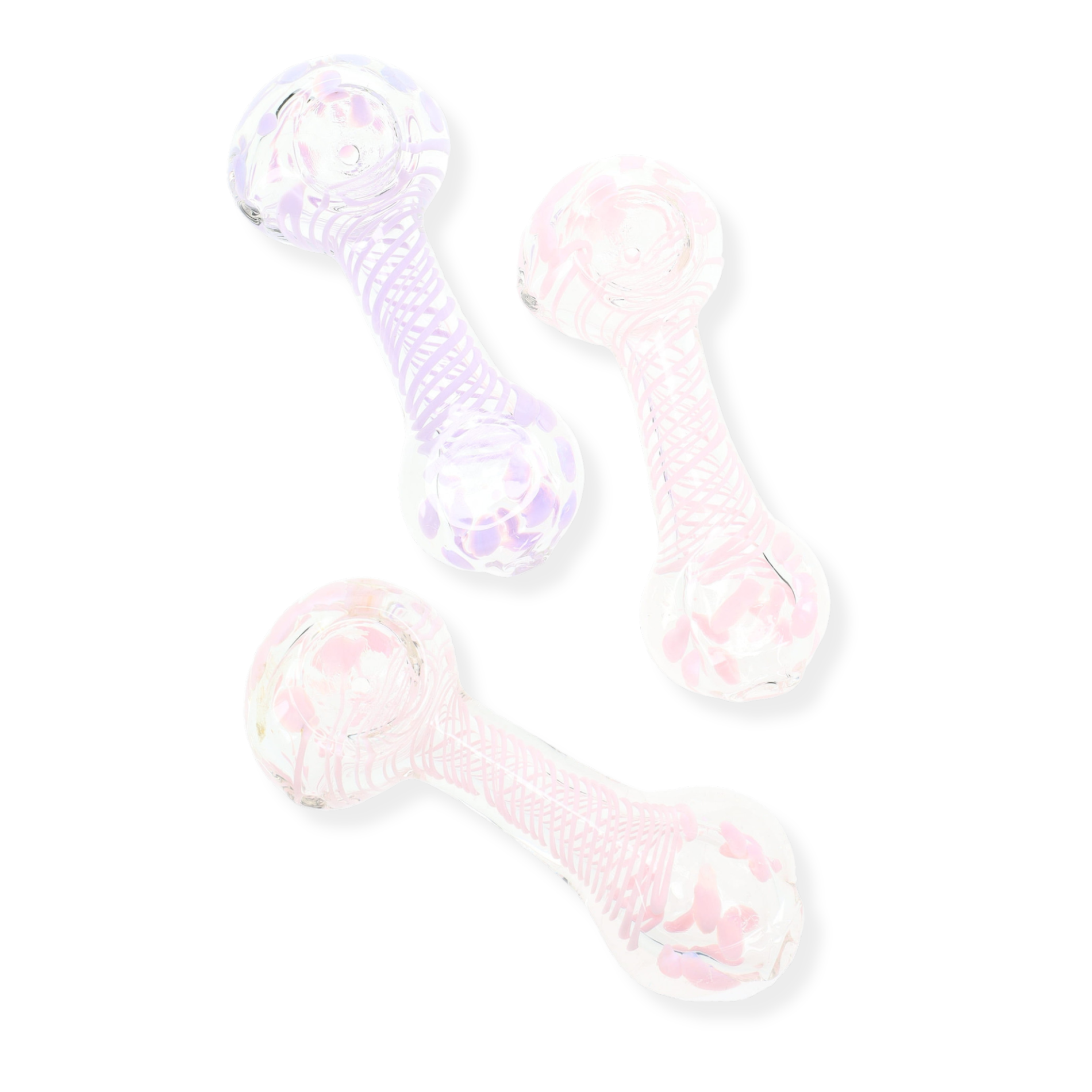 Photograph of product: 4" Neon Dot Hand Pipe | Glass |