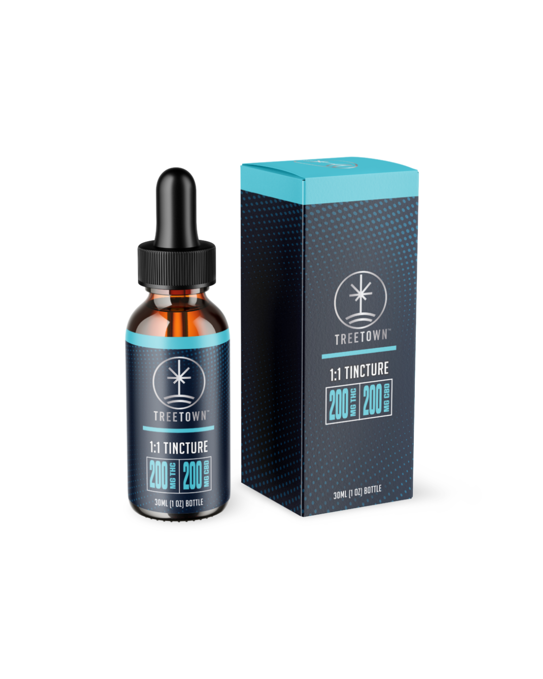 Photograph of product: Treetown | Tincture | 1:1 TH-oui:CBD